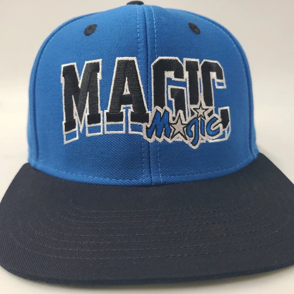 Orlando Magic Hat Snapback Adidas Blue Black NBA Basketball Hardwood Classics